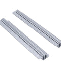Heavy Duty Undermount Drawer Slides 400-700mm Full Extension Bottom Mount Rails for Cabinets, 120Kg Load Capacity, Cold Rolled Steel, Electrophoretic Coating, Smooth Quiet Glide, Durable Cabinet Hardware, pair of silver cabinet rails