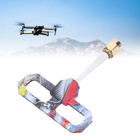 2.4G Omnidirectional SMA Antenna With 4.2dBi Gain for Drone Quadcopter Remote Control, colorful design, mountain background