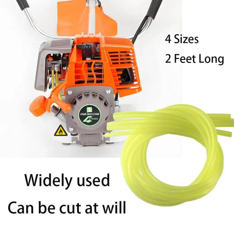 Four Size Fuel Line Hose Kit For Small Engines Includes 0.08x0.14 In, 3/32x3/16 In, 1/8x3/16 In, 1/8x1/4 In, Two Feet Each Replacement