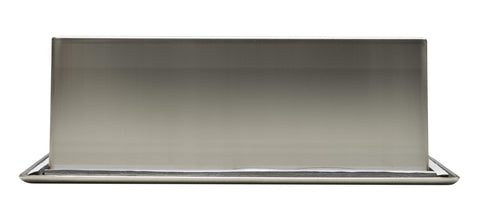 Ready To Mount 24 X 12 Inch Brushed Stainless Steel Bath Shower Niche With Horizontal Single Shelf No Tile Work Needed Ultra Durable