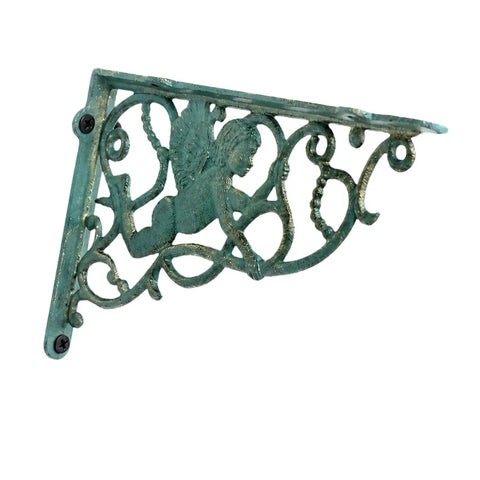 Ornate Heavy Duty Cast Iron Shelving Bracket Mount For Kitchen Wall Display Iron Shelf Support With Screws Included
