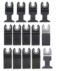 14-piece Oscillating Multitool Saw Blade Set, Universal Fit, Durable High-Carbon Steel for precise cuts in various materials