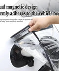 Tough As Nails Magnetic EV Charger Port Cover For Ford F-150 Lightning 2022 Through 2025 waterproof design shown adhering to vehicle.
