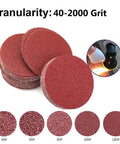 Get Your Tools Ready With This Sick Set of 100 Flocking Sandpaper Discs featuring 40-2000 grit for angle grinders and buffers.