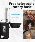 Waterproof Windproof Arc Plasma Lighter USB C Rechargeable With Expandable Flexible Neck For Outdoor Camping Kitchen Black
