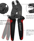 Ratcheting Crimping Tool Kit For DIY Electronics With 1550 Dupont 2.54mm Connectors And 760 JST XH 2.54mm Connectors