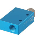 Badass Heavy Duty Pneumatic Vacuum Ejector Air Operated Venturi Pump With Premium Aluminum Body, showing compact blue aluminum valve.
