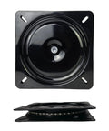 Two Pack 8 Inch Heavy Duty Bar Stool Swivel Plate Replacement 360 Degree Swivel Square Turntable Base With Ball Bearing