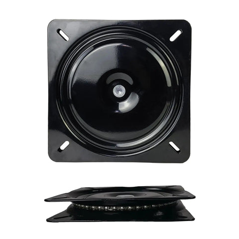 Two Pack 8 Inch Heavy Duty Bar Stool Swivel Plate Replacement 360 Degree Swivel Square Turntable Base With Ball Bearing