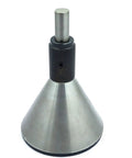 Pro Grade En31 Alloy Steel Bell Punch And Center Punch Set for Spot On Round Bar Centering, showing precision tool.