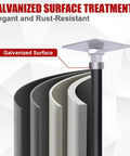Galvanized surface treatment demonstrating heavy duty house floor jacks solid as a rock adjustable post supports 11 to 16 point 5 inch range.