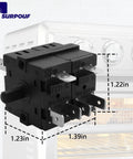 Oven Function Rotary Selector Switch With 11 Pins And 7 Positions Replacement Part Fits Cuisinart TOA 60 Air Fryer