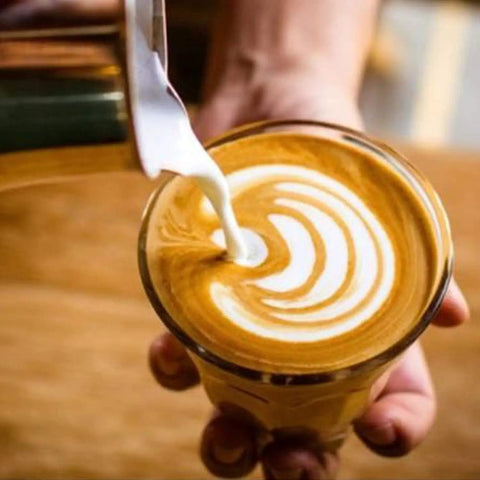 Latte art pour with Stainless Steel 15 Ounce Espresso Steaming Pitcher For Milk Frothing And Latte Art With Dripless Spout Pro Grade Durable Anti Rust 304 Food Grade Milk Jug For Cappuccino