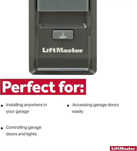 Security Plus 2.0 Garage Door Opener Receiver That Plays Nice With MyQ And Private Label Openers Featuring Round Yellow Learn Button For Models Made After 2011