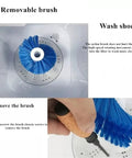 Close-up of the removable nylon brush for the No Fuss Portable Twin Tub Washer And Dryer For Shoes And Clothes Compact 220V Dual Drum Laundry Machine.