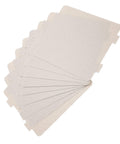 Stack of Microwave Mica Waveguide Cover Insulation Sheets 10 Pack for ovens, designed to prevent grease and splatter in microwave models.