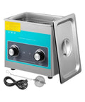 Best Compact 2 Liters Ultrasonic Cleaner With Heater For Jewelry Glasses And Small Parts High Efficiency Four Zero KHz Deep Cleaning Powerhouse with controls and accessories.