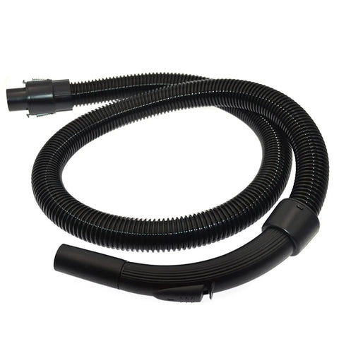 Heavy Duty Black Vacuum Hose Kit Threaded Tube Adapter For 35Mm Cleaners, Perfect Fix-It DIY Plumbing Repair Part That Fits Most Vacuums Smoothly And Looks Cool. coiled black plastic hose with threaded adapter