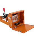 PCBA Test Stand For DIY Projects With 3 Acrylic Boards And Bakelite Fixture, open showcasing internal components, 6 by 5 inches