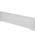 Beefy Heavy Duty 3 Ft Baseboard Heater Cover For Easy Install In Any Bedroom White Steel Front Panel Premium Series Replacement