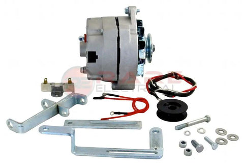 Top Shelf Generator Alternator Conversion Kit Fits Ford 8N Tractor Bolt On 75 Amp Upgrade parts including alternator and brackets