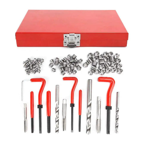 Ultimate 88 Piece Thread Repair Kit M6 M8 M10 With Steel Alloy Threaded Inserts Taps Drill Bits And Installation Tools Pro Grade DIY