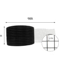 Top Shelf 1/2 Inch Black Hardware Cloth Roll 6 Inch Wide By 98 Feet Long, heavy duty black mesh for chicken coops and rabbit cages.