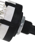 Rotary Switch Kit 100 Pack RS26 Plastic Band Switches 4 Pole 3 Position 2 Pole 6 Position 1 Pole 12 Position 21mm Handle