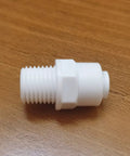 Push To Connect Tube Fitting One Quarter NPT Male To One Quarter OD Tube Quick Connector For Water Purifiers And RO DI Filtration Systems White 10 Pack Easy Install Durable Construction For Home And Industrial Use