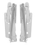 Rotating Concealed Hinges For Cabinets And Wardrobes, Heavy Duty Steel Spring Lift Hinge Set, 2 Piece, Easy Install, Smooth Operation
