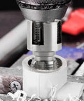 3 In 1 Pipe Threader Kit With Internal And External Threading Screw Extractor And Sealant Tape for One Half Inch and Three Quarter Inch PVC Pipes