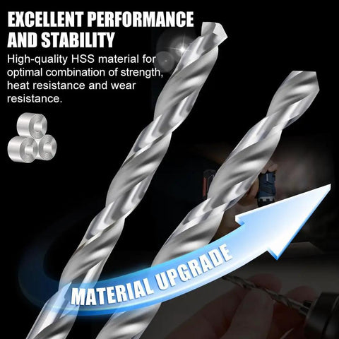 Top Notch High Speed Steel Drill Bits Set 10 Pieces Ranging From 0.3 To 4.0mm showcasing HSS micro twist drills for durability and precision.