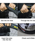 Installation guide for 26 Inch Bike Tube With 32mm Schrader Valve Fits 1.75 To 2.125 Inch Tires Durable Butyl Rubber 2 Pack