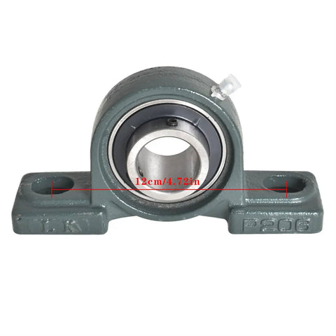 44 Inch Rear Axle Shaft Kit With Chain Sprocket Brake Disc Pillow Block Wheel Hub for ATVs and Go-Karts, 12cm Pillow Block