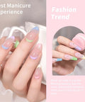 Nine Piece 15ml Gel Nail Polish Set With Macaron Colors Including Light Red Pink Nude And Pastel Shades For Spring, UV LED Soak Off