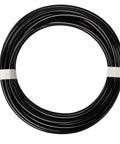 Flexible PU Tubing For Air Compressors And Fluid Transfer Black 32.8 Ft Air Hose Coiled Durable Polyurethane Tube Front View