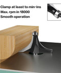 12Mm Shank Tungsten Carbide Corner Round Over Router Bit With Bearing for Precision Woodworking shaping edges on wood.