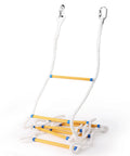 16 Foot Fire Escape Ladder For Two Story Buildings With Flame Resistant Rope Emergency Ladder For Second Floor Rescue