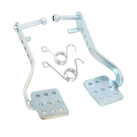 Go Kart Pedal Kit With Anti Slip Brake And Throttle Pedals, Return Springs, Universal Fit For Predator Engines And Road Go Karts
