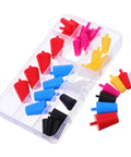 Top Grade Silicone Tapered Stoppers Kit With 35 Pieces For High Temp Sealing And Industrial Powder Coating Sandblasting Anodizing And Spray Painting Applications That Are Reusable And Smooth Surface Coverings, assorted colors in storage case