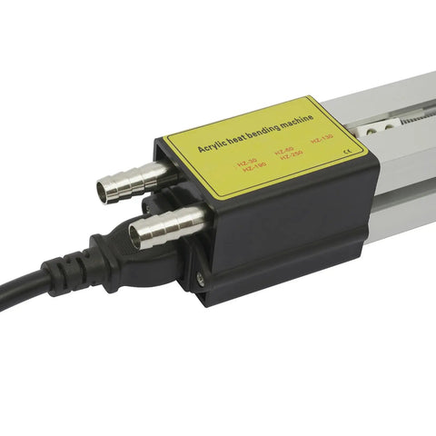High Quality Manual Plastic Sheet Bender For Acrylic PVC showing a close-up of the heating element and control unit, 110V power connection.