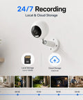 Indoor Home Security Camera With 3MP Clarity, Motion Detection, Color Night Vision, Dual Band 5G And 2.4G WiFi, wall-mounted view