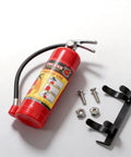 Fresh Red Plastic Fire Extinguisher Drop For 1 10 Rc Rock Crawler Builds Featuring Legit Simulation Look And Durable Lightweight Fitment For Serious Off Trail Crawling Sessions with screws and holder.