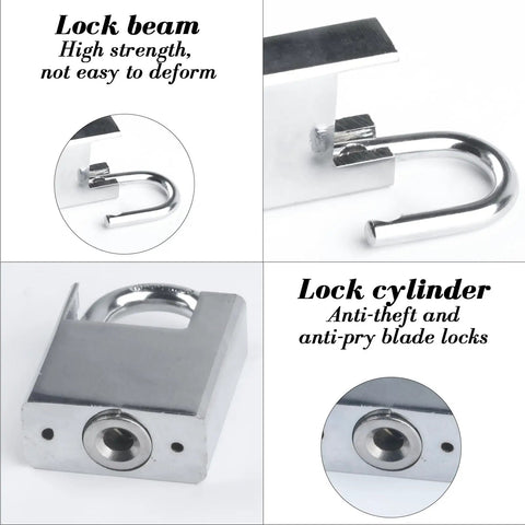Heavy Duty Bike Chain Lock Built Tough With Case Hardened Steel Security Chain Weatherproof and Bolt Cutter Resistant components