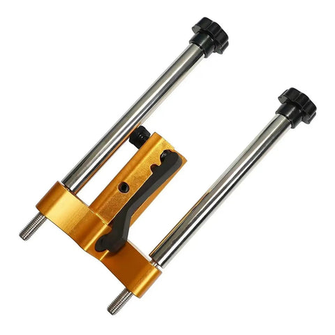 Straight Up Heavy Duty Camshaft Alignment Tool Built For BMW M3 M5 M6 N63 S63 N74 Engines Tough As Nails Pro Grade Repair Kit, orange and silver metal design.