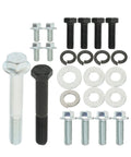 Go Kart Torque Converter Kit components including bolts, washers, and nuts for 8HP to 16HP engines with straight crankshaft.