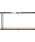 Alloy Bike Roller Set For Indoor And Outdoor Training, Premium Cycling Trainer With Ultra Quiet Ride, 2.25 Inch Rollers