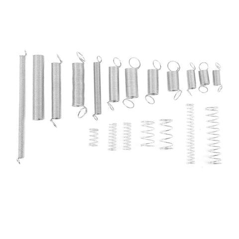Ultimate 200 Pc Compression And Extension Springs Kit With 20 Zinc Plated Steel Assortment Sizes For Car Repair Diy And Home Fixes With Tough Storage Box To Keep Your Gear Organized And Ready To Go, assorted zinc steel springs