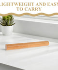 Poster Tube With Cap For Artwork And Certificates on white desk, lightweight and easy to carry