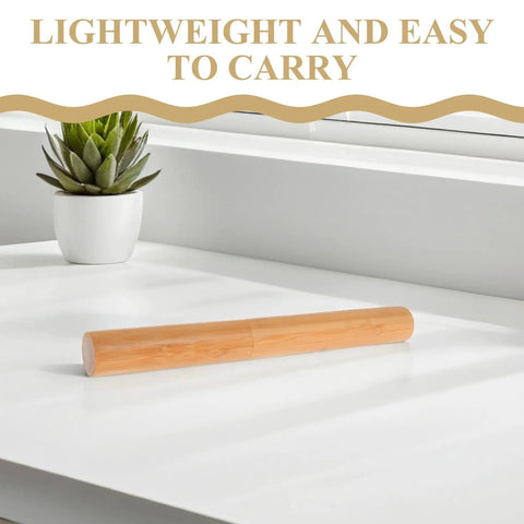 Poster Tube With Cap For Artwork And Certificates on white desk, lightweight and easy to carry
